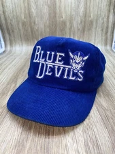 Duke Blue Devils Vintage 90s Snapback Hat Cap Blue Preowned