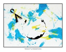 Moneigh print painted by Pioneerof the Nile at WinStar Farm