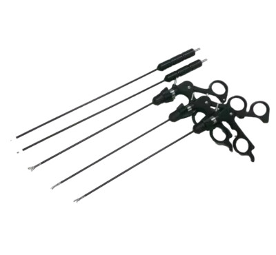 Laparoscopic Curved Scissors Bowel Grasper Forceps Spatula J Hook Set 5mm 5Piece