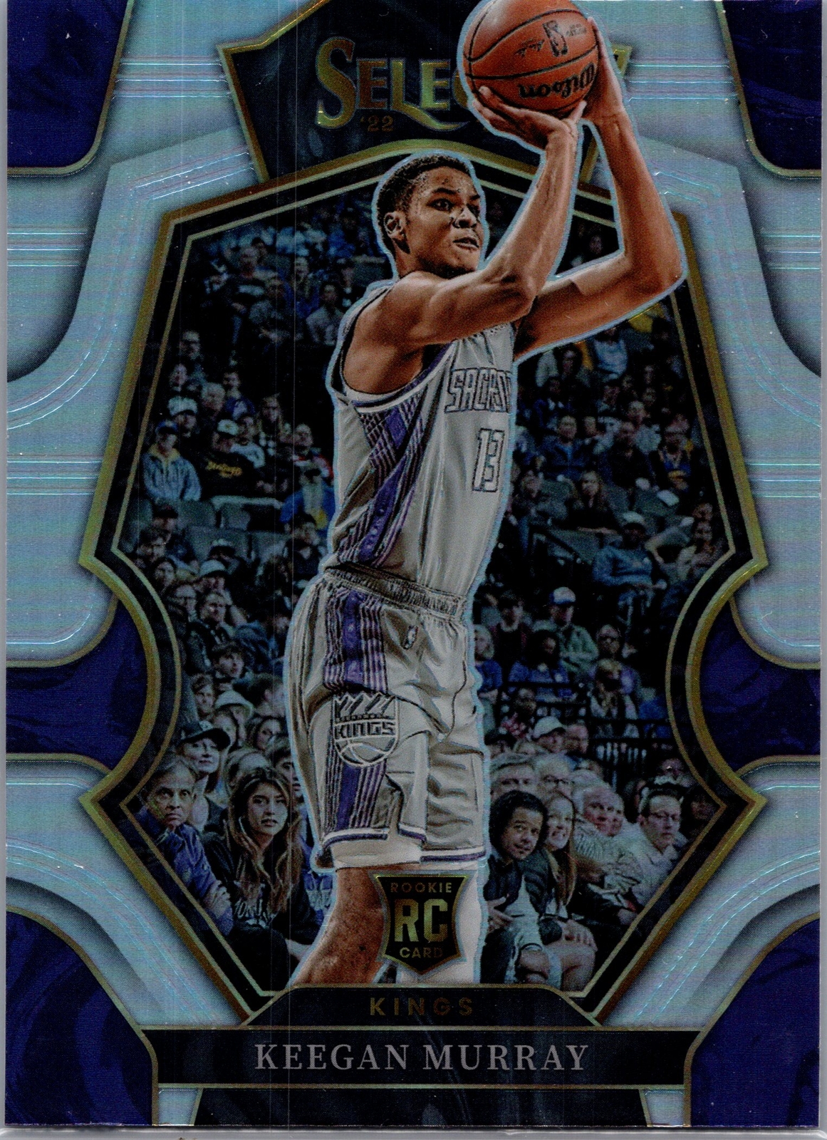 2022-23 Panini Select #197 Keegan Murray Silver Prizms