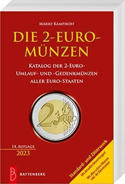 Die 2-Euro-MüNzen - Katalog Der 2-Euro-Umlauf- Und -GedenkmüNzen Aller Eurostaat-image