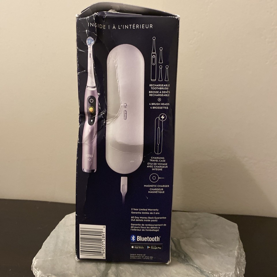 OralB iO Series 9 Rechargeable Electric Toothbrush Rose Quartz