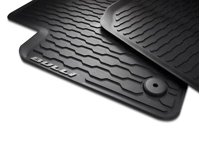 VOLKSWAGEN Original VW T7 Bus Multivan Gummi Allwetterfußmatten Bulli Schriftzug 7T1061502