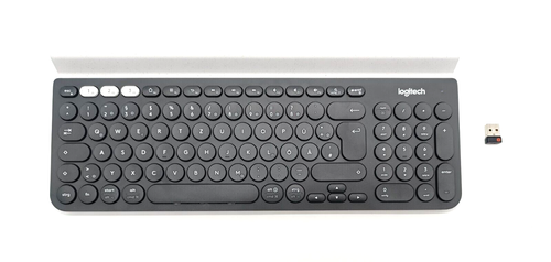 Logitech K780 Tastatur Multi-Device USB-Tastatur Kabellos - Schwarz Deutsch - Bild 3 von 4