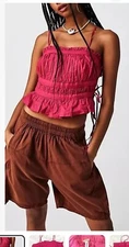 Free People Gabby Tube Top Punch XS New* BC117