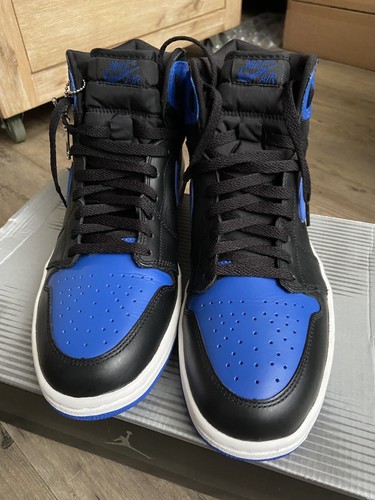 Nike Air Jordan 1 Retro Black/Royal Blue 2001 US 11.5 UK 10.5 EU 45.5 CM 29.5 DS - 第 4/24 張圖片