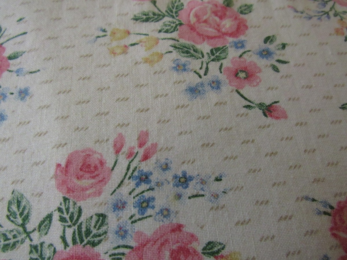 New ROSES & Pink STRIPES Cotton Top 40/42 B V2Now Couture #byHand