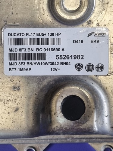 Centralina FIAT DUCATO 2.3 JTD 55261982 MJD8F3.BN Plug and Play, VIRGIN - Picture 3 of 4