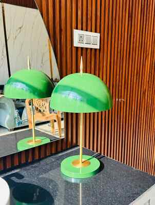 Beautiful Light Handmade Brass Mid Century Table Lamp Handmade