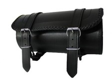 Australian Bikers Gear MOTORCYCLE MOTORBIKE LETAHER ROLL BARREL SADDLE TOOL BAG