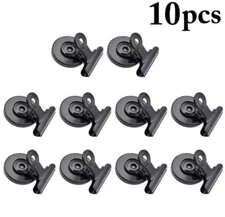 10‑Pack Heavy‑Duty Magnetic Clips – Strong Refrigerator Magnet Clips for Home