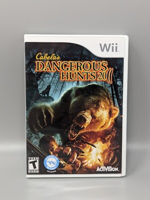 Cabela's Dangerous Hunts 2011 Nintendo Wii 2010 Complete Manual Tested
