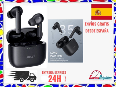 Auriculares Bluetooth aukey ep-T28 negro Impermeable con Estuche