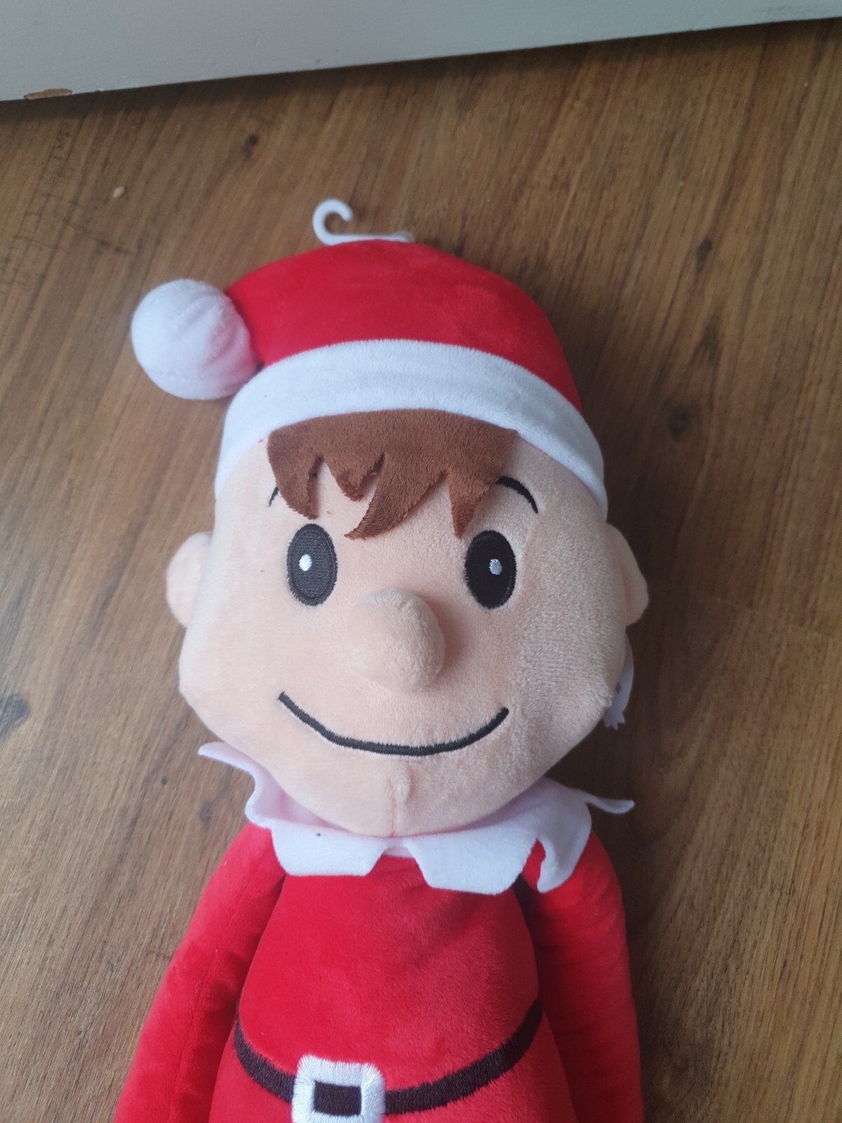 Made By Elves Novelty Plush Elf Red Christmas Large Soft Toy Decoration