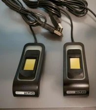 2 x UPEK EikonTouch 700 Fingerprint Reader Scanner USB (TCRF1C) 