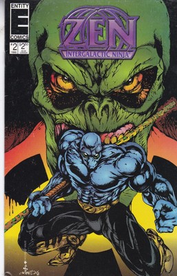 ENTITY COMICS ZEN INTERGALACTIC NINJA COLOR VOL. 2 #2 1995 SAME DAY DISPATCH