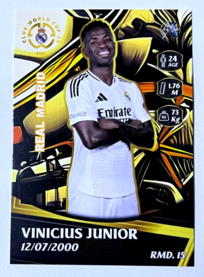 2025 FIFA CLUB WORLD CUP FE Card #105 RMD.15 VINICIUS JUNIOR Real