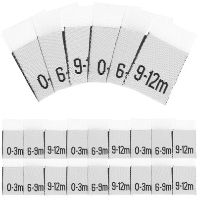  300 Pcs Baby Month Tags Toddler Child Clothing Labels Newborn Monthly