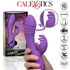 California Dreaming West Coast Wave Rider Rabbit Vibratore Clit G Spot Sex Toy