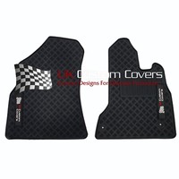 Peugeot Partner (2008-2018) Vorne Cab Schwerlast Gummi FußMatten - Schwarz 518