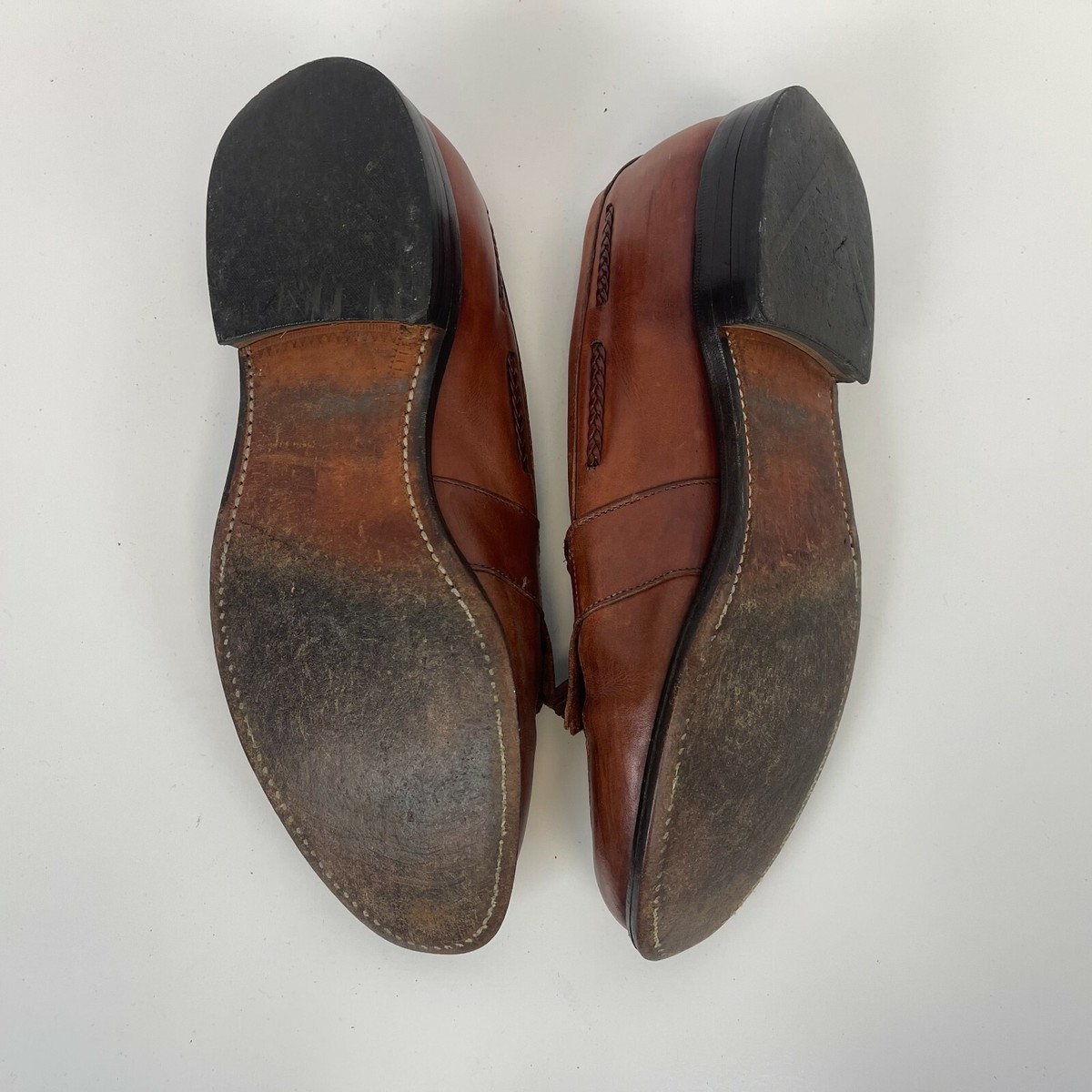 Allen Edmonds Cody Tassel Loafer Dress Shoes Leather Brown 