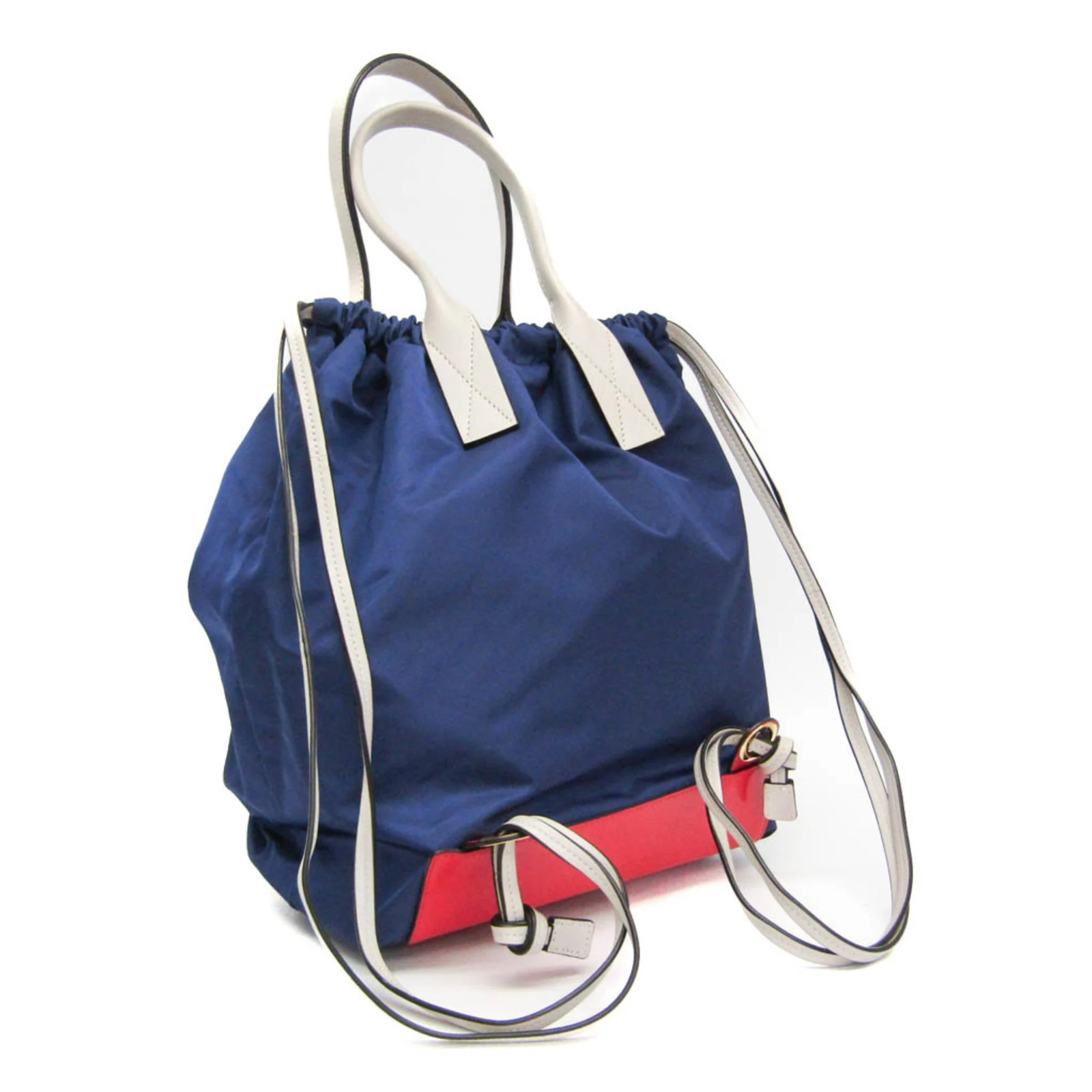 Marni Drawstring Bag ZAMP0005Q0 TN685 Men,Women Nylon,Leather Backpack,Tote Bag