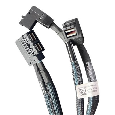 Dell PowerEdge R740xd Mini SAS HD Kabel 90cm 1x Dual zu 2x Winkel 0HNWWT