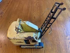 1960’s Tonka Dragline Crane Bucket Missing, Top half beam missing.