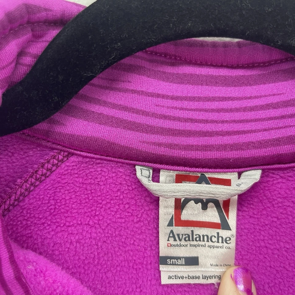 Suéter Avalanche 1/4 Cremallera Rendimiento Ropa Activa Mujer S Rosa Absorbente Foto 4 de 4
