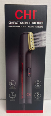 CHI Handheld Garment Steamer Portable Wrinkle-Remover 11580F - Black
