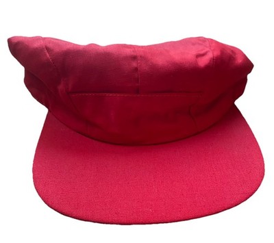 超レア　40's 50's カーハート　ビンテージ　ワークキャップ キッズ NOS DEADSTOCK 1940s 50s Vintage Carhartt Red Hunting Hat Ear Flap