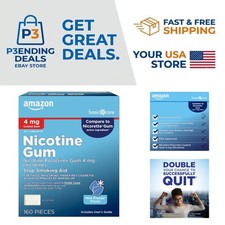 4 mg Nicotine Replacement Therapy Gum in Mint Freeze - 160 Count to Quit Smoking