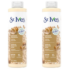 St. Ives Soothing Body Wash Oatmeal Shea Butter 2-Pack 22 fl oz