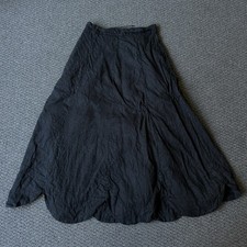 Zimmermann Women’s Skirt Fits Size 0/ 6AU Black Linen Maxi Skirt Zip Up