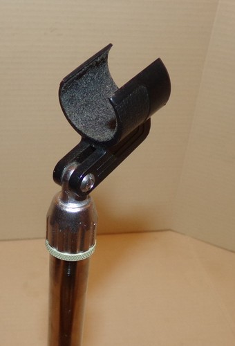 Vintage Atlas Tabletop Microphone Stand Cast Iron Base 13" Tall - Picture 5 of 8