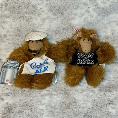 Alf Hand Puppet 11   Born to Rock  And  cookin  1988 Burger King Plush Toy Vtg