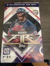 Topps 2020 Fire Baseball Box 2 Autographs Braves Ronald Acuña Jr.