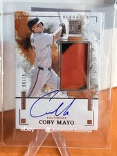 2025 Panini Impeccable - Elégance Jersey Autographs Coby Mayo #EJA-CM /99 auto