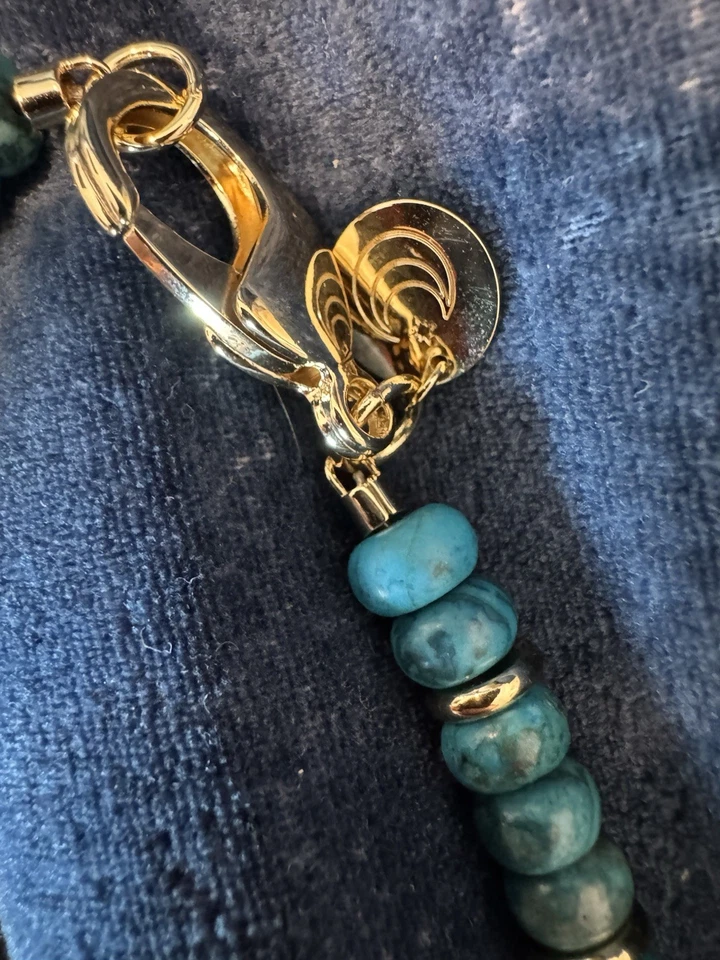 Collar Jane Win Turquesa Cuentas Grandes ¡Nuevo!! Foto 4 de 4