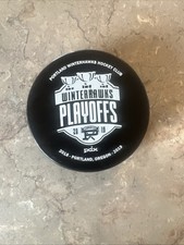 2019 Portland Winterhawks Hockey Club Playoffs WHL Official Game Puck