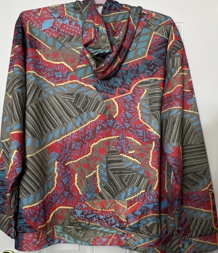 Толстовка галстук краситель повседневный пуловер на шнурке передний карман с капюшоном толстовка 6XL - Изображение 2 из 4