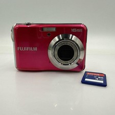 Fujifilm FinePix AV Digital Camera Pink Compact Tested Easy to Use