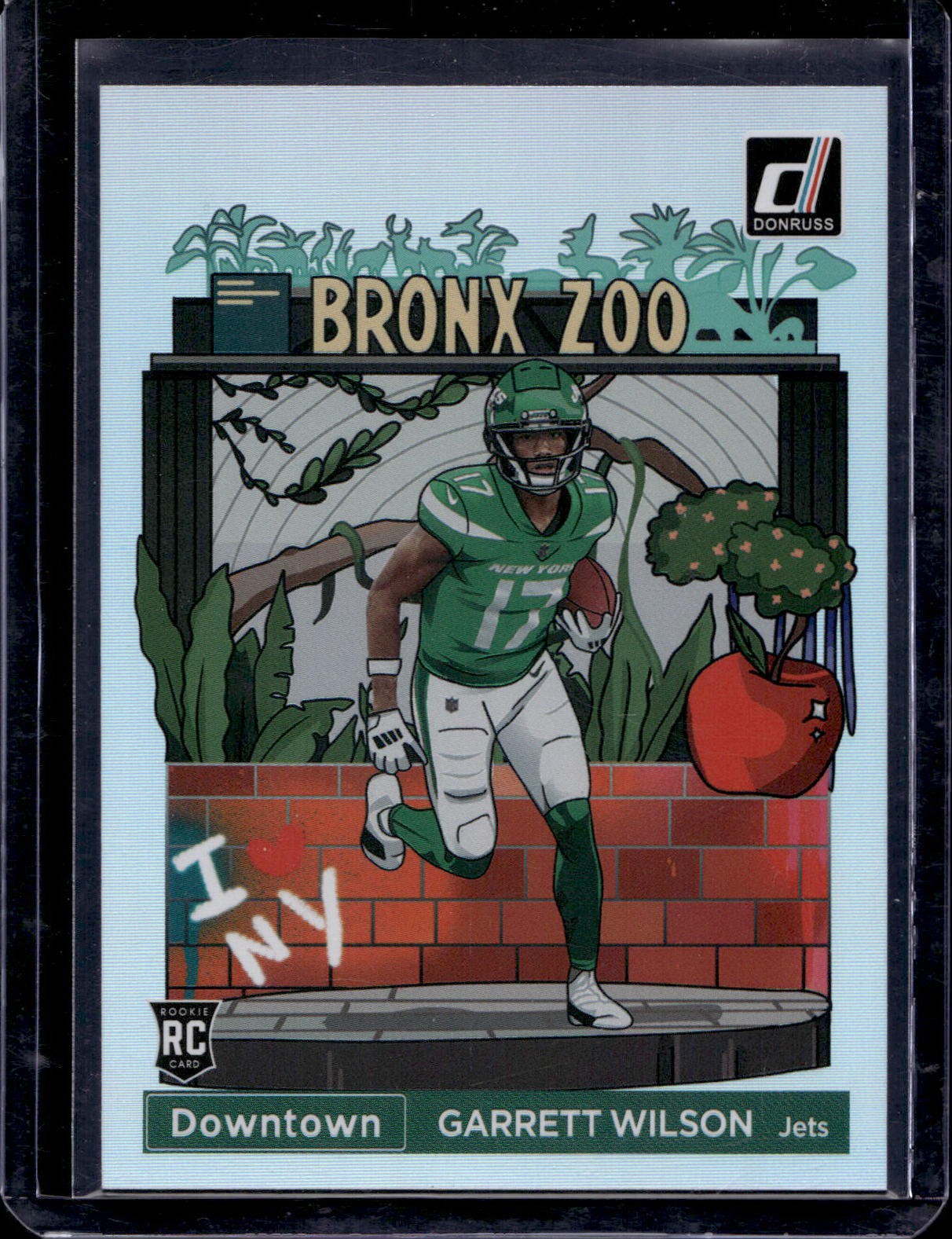 2022 Donruss Garrett Wilson Downtown RC New York Jets DT-GW