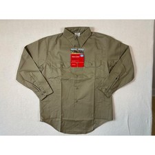 NWT Vintage Big Mac JCPenney Work Shirt Khaki Tan Oxhide Cloth Men's L