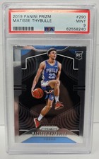 2019 Prizm MATISSE THYBULLE Rookie RC Basketball Card PSA 9 MINT. rookie card picture