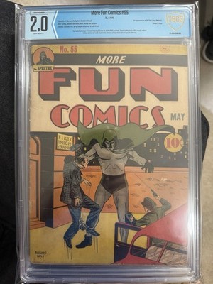 More Fun Comics #55 DC 1940 1st Appearance of Dr. Fate CBCS 2.0 Trimmed Married