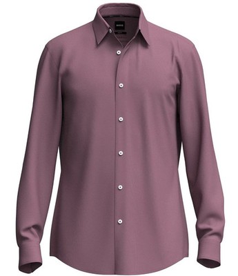 HUGO BOSS Men's SZ 2XL-big Roan Kent Performance Button-Up Shirt Rose