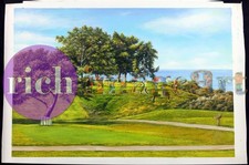 Torrey Pines Golf Course Club Hole Links Golfing Farmers Ope Original Painting 2