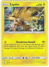 Zapdos 40/181 Holo Rare Team Up Pokemon Near Mint on eBay