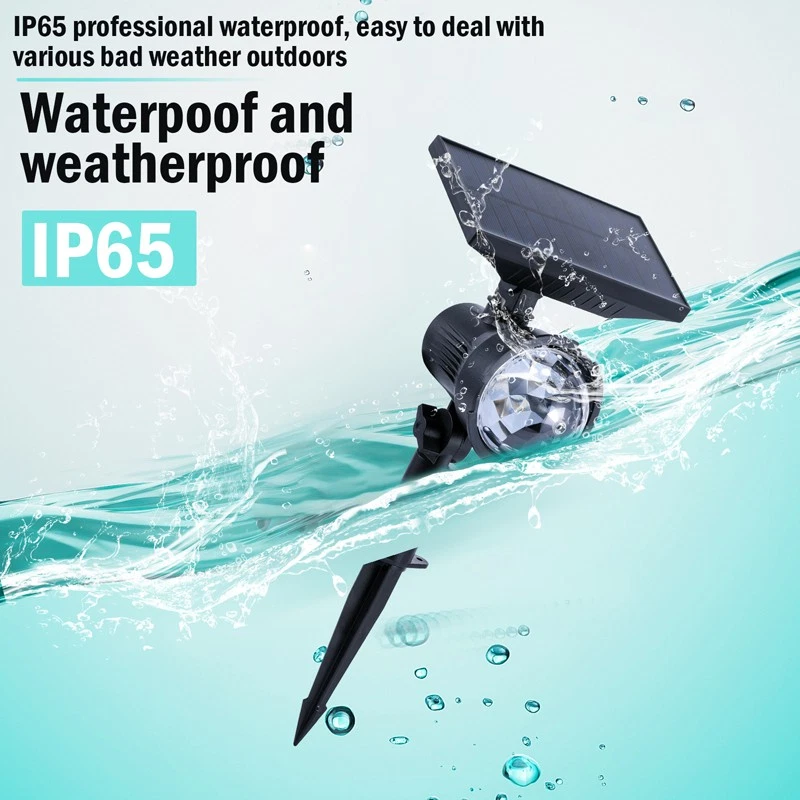 RGB Navidad Proyector Solar Luces Patios Estrella Noche Luz Navidad Movimiento Lámpara Foto 4 de 4